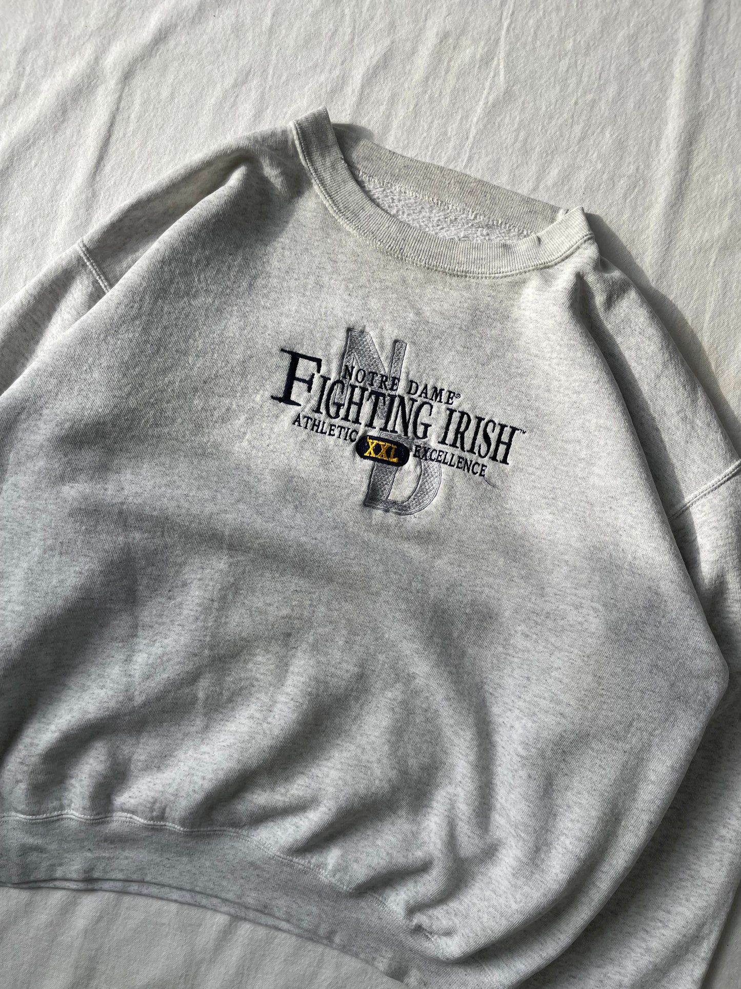 Vintage Notre Dame Fighting Irish Crewneck Large