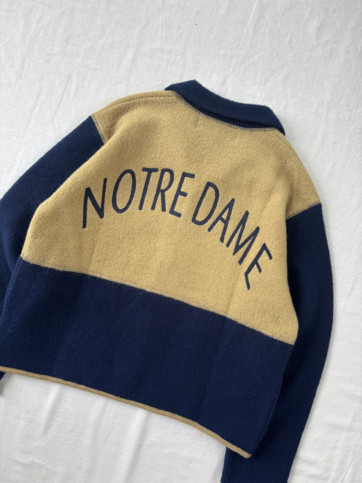Vintage Notre Dame Zip Up Jacket Women’s Small