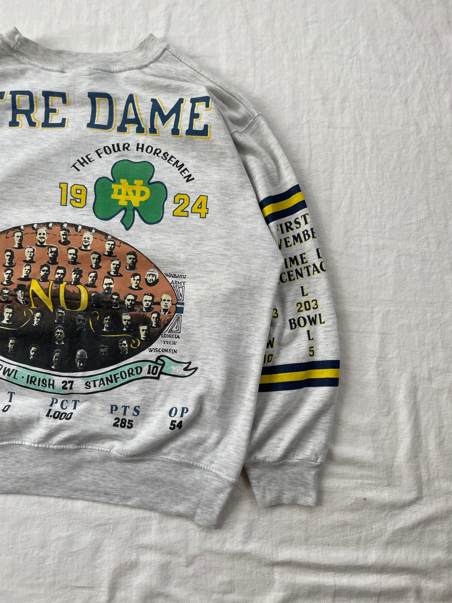 Vintage Notre Dame National Champions Fightin’ Irish Crewneck Large