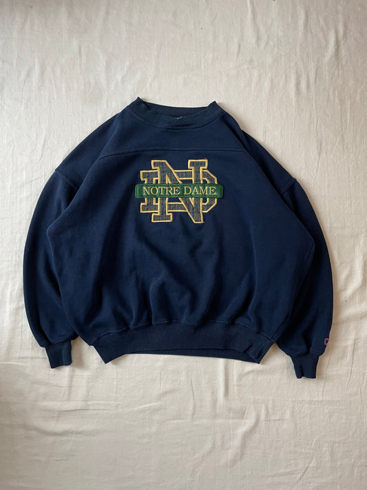 Vintage Notre Dame Crewneck XLarge