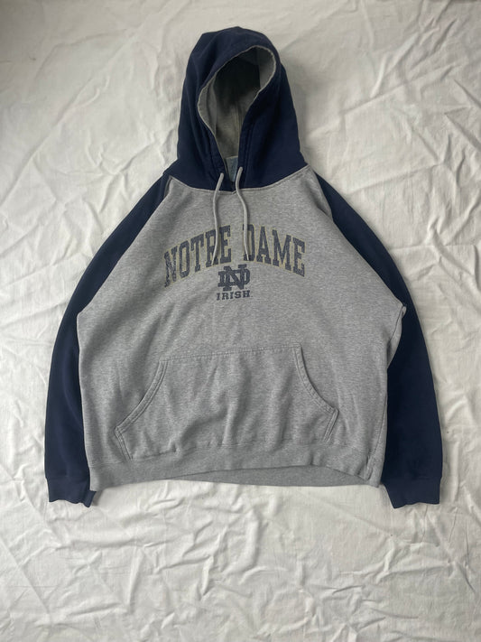 Vintage Notre Dame Hoodie XLarge