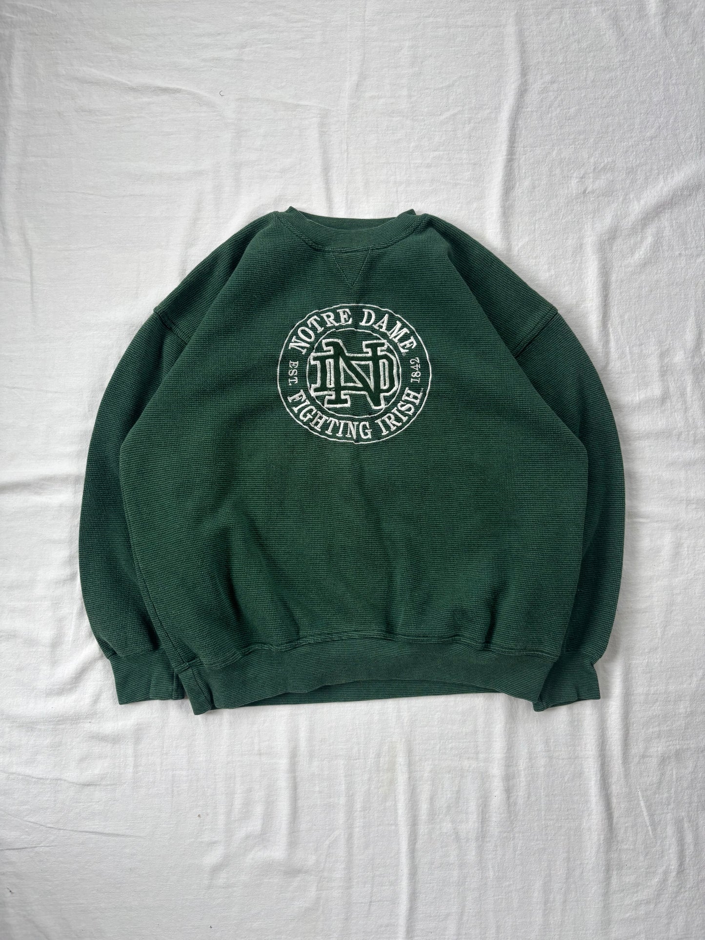 Vintage Notre Dame Crewneck Large