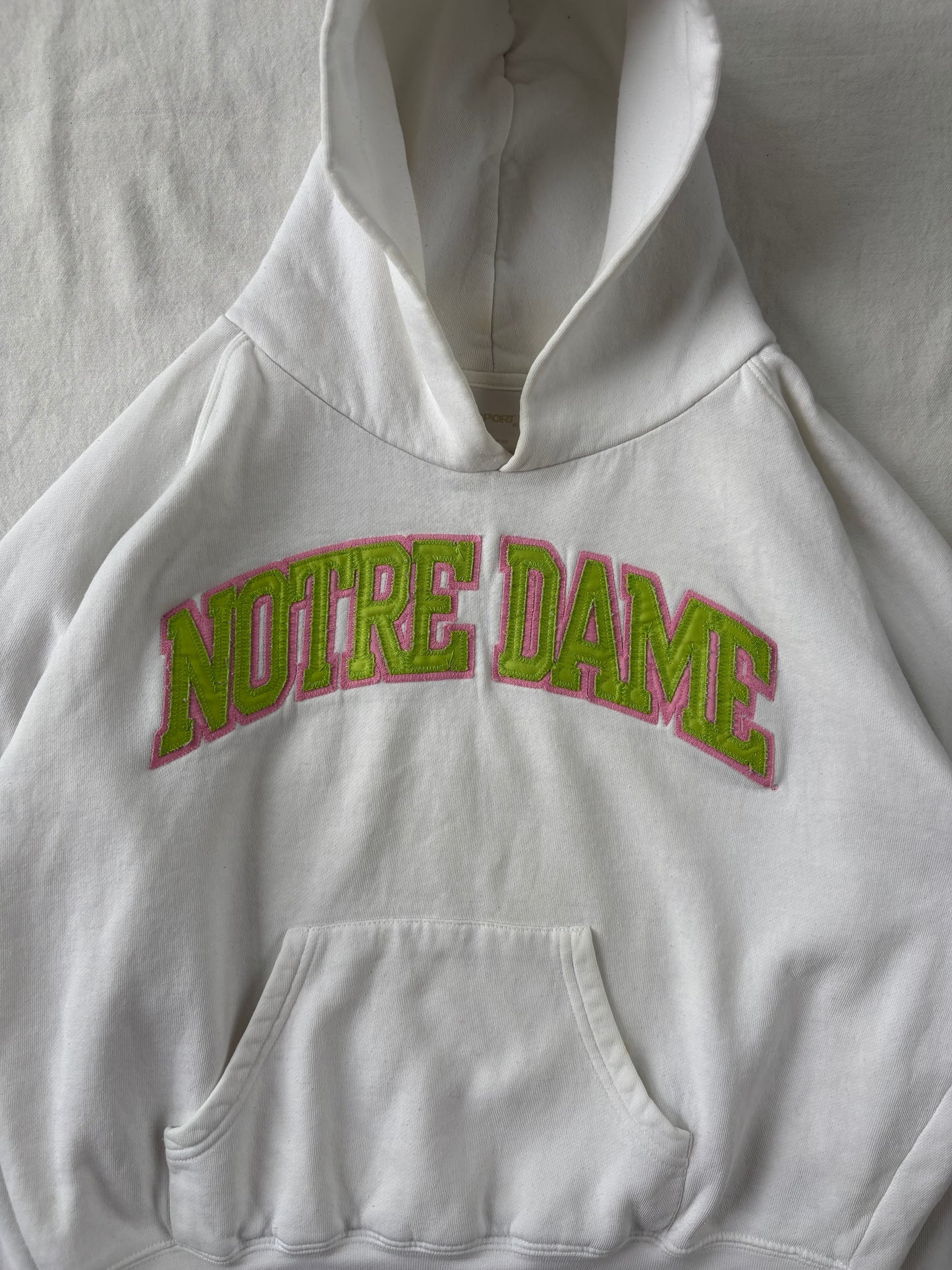 Vintage Notre Dame Hoodie Womens Large