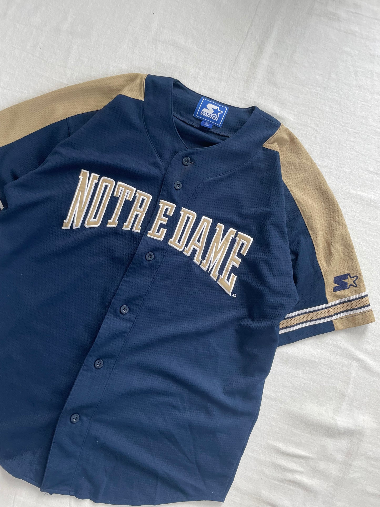 Vintage Notre Dame Baseball Jersey XLarge