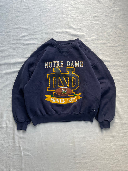 Vintage Notre Dame Football Crewneck Medium/Large
