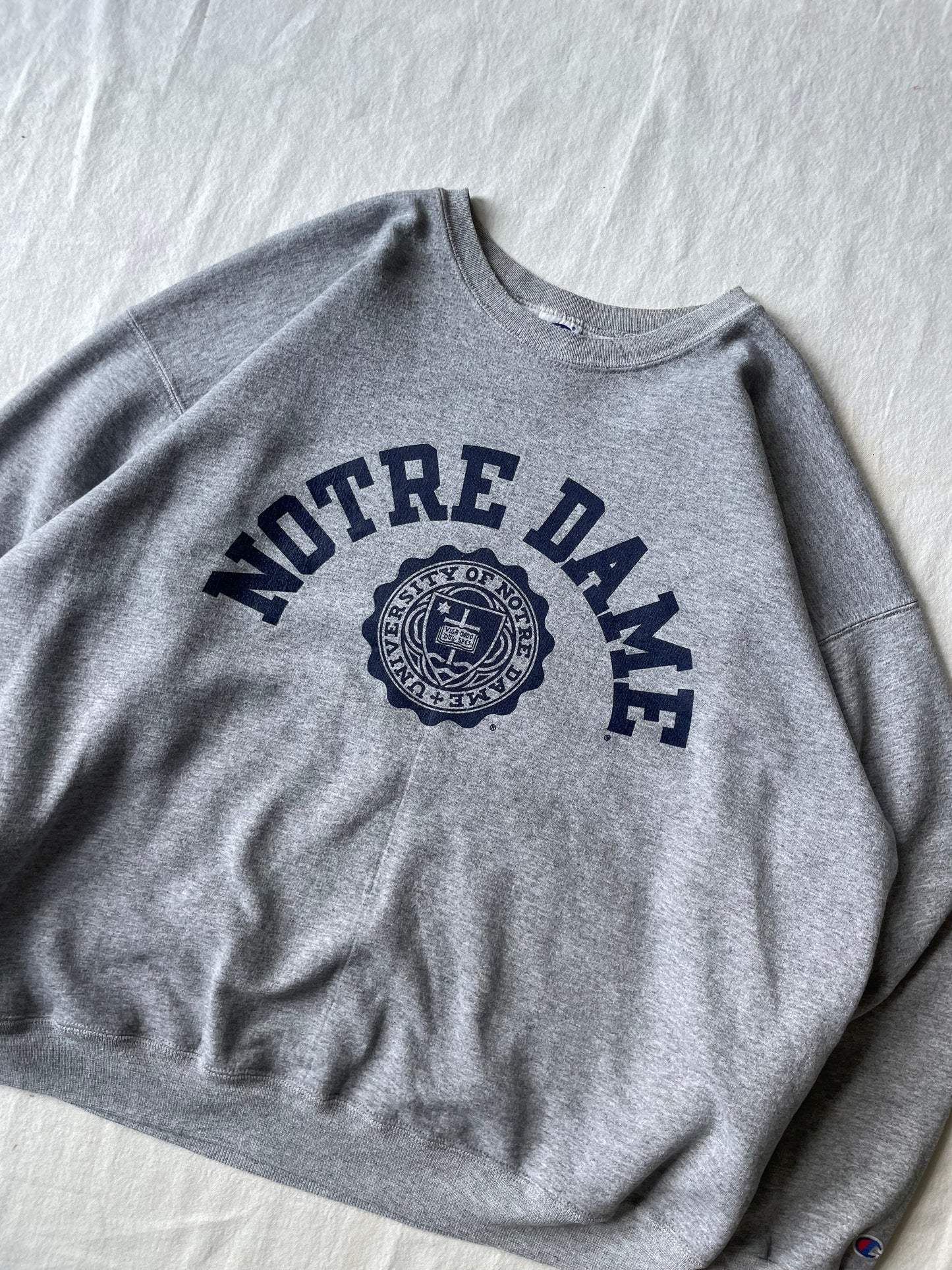 Vintage Notre Dame Crewneck XLarge