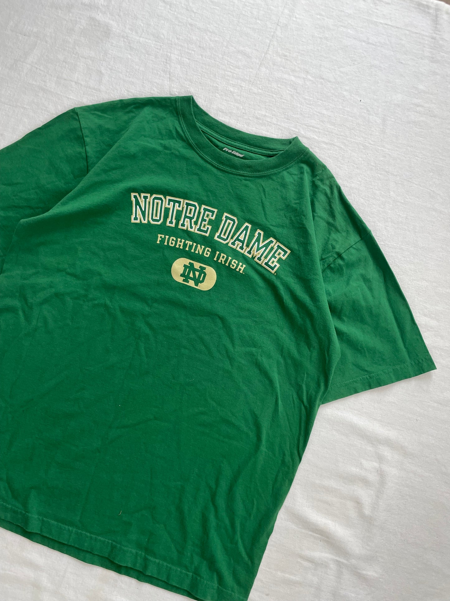 Notre Dame Green Fighting Irish Tee XLarge