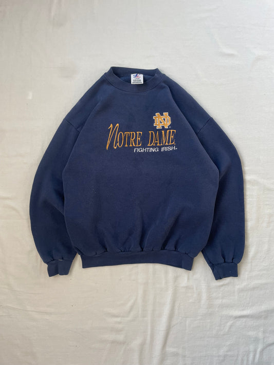Vintage Notre Dame Crewneck Large