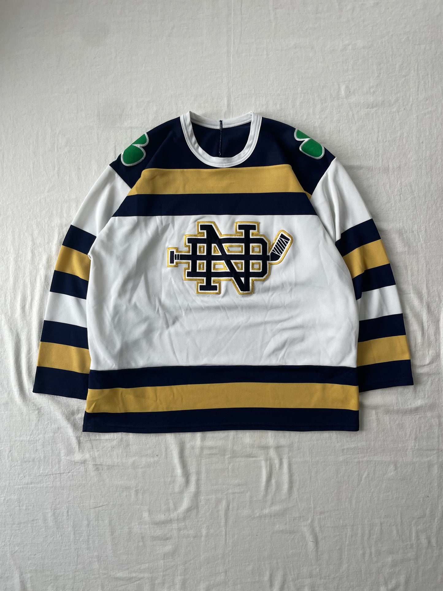 Vintage Notre Dame Hockey Jersey Large/XLarge
