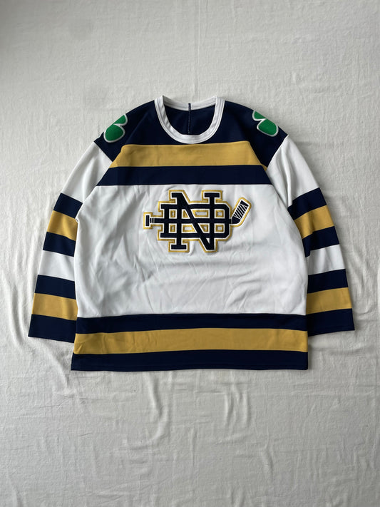 Vintage Notre Dame Hockey Jersey Large/XLarge