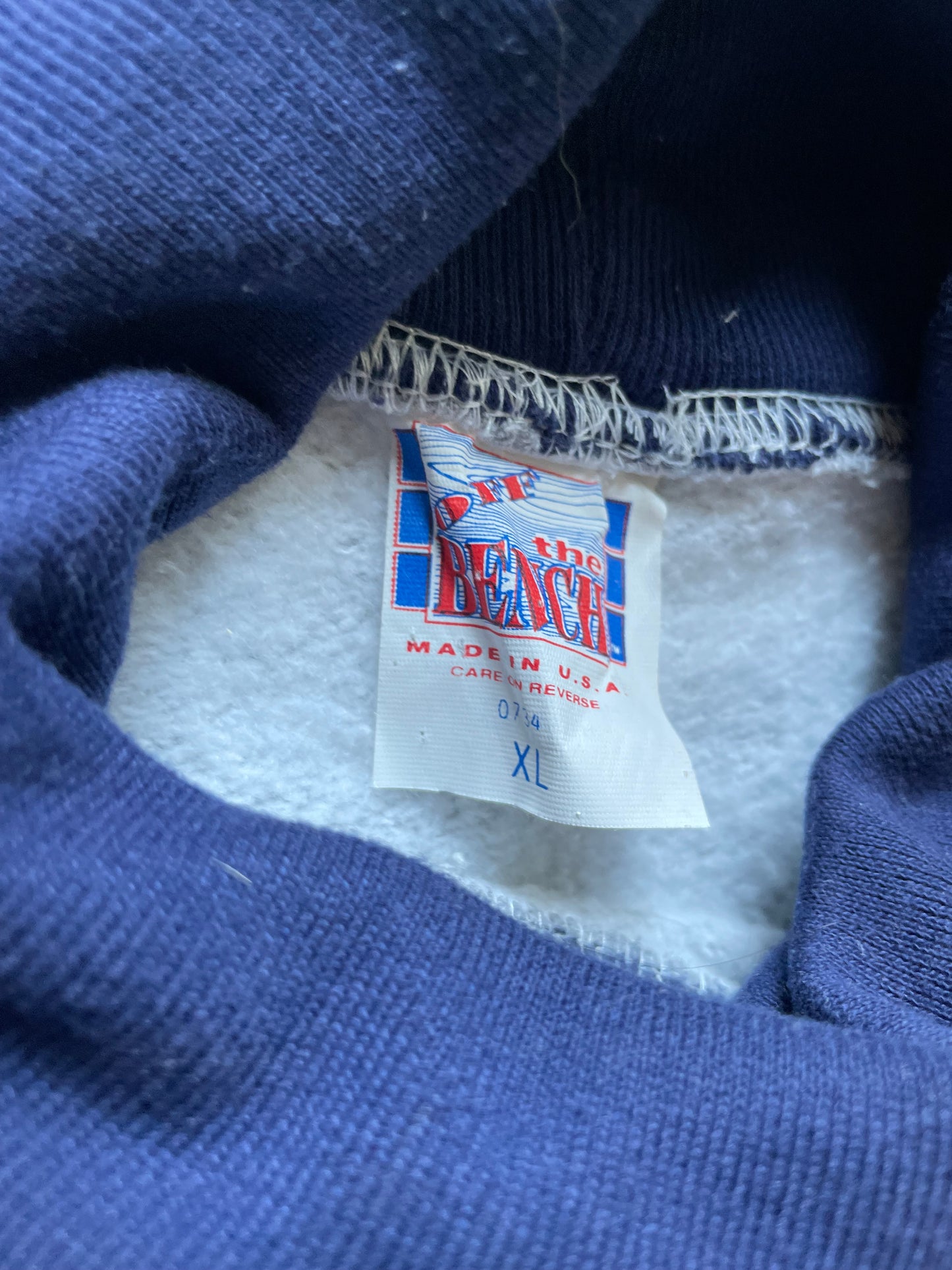 Vintage Notre Dame Turtleneck Sweatshirt XLarge