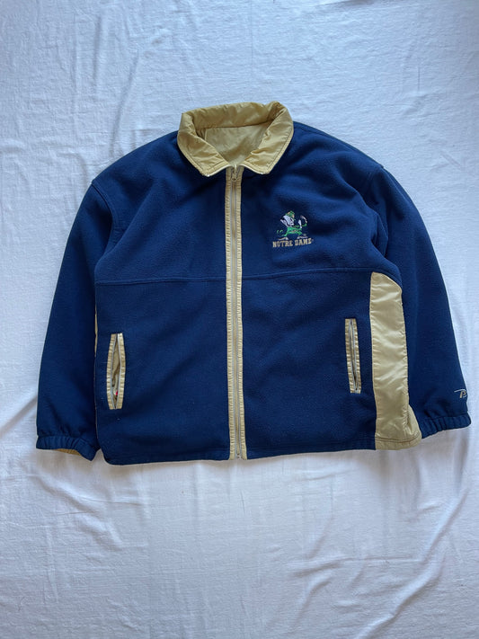 Vintage Notre Dame Reversible Jacket XLarge