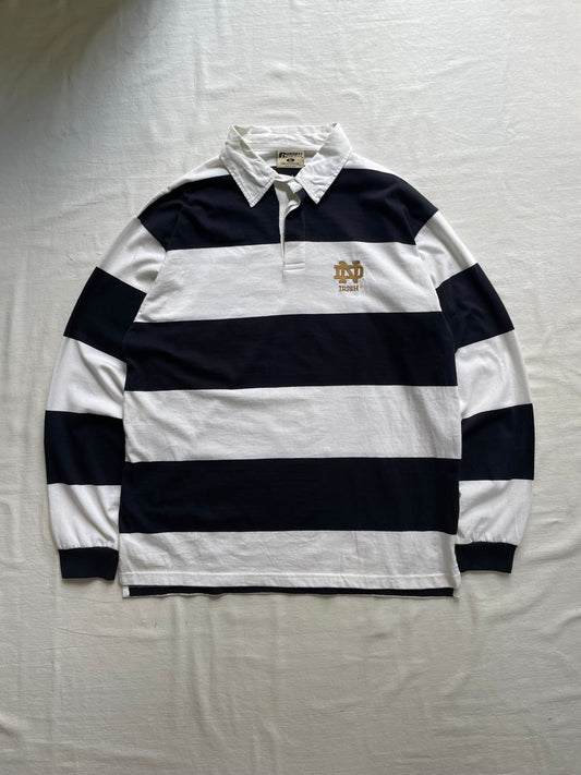 Vintage Notre Dame Rugby Polo XLarge