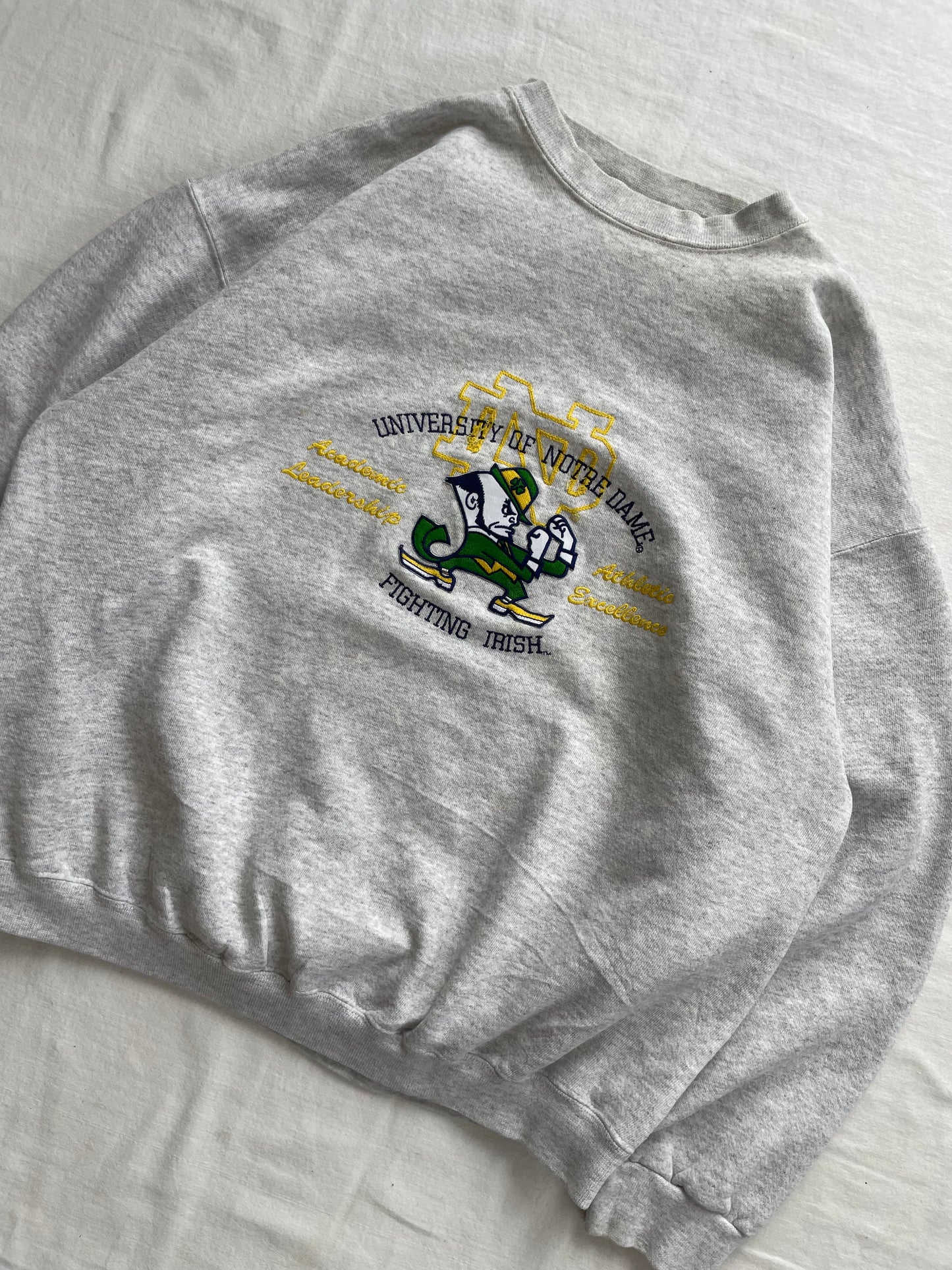 Vintage Notre Dame Crewneck XLarge