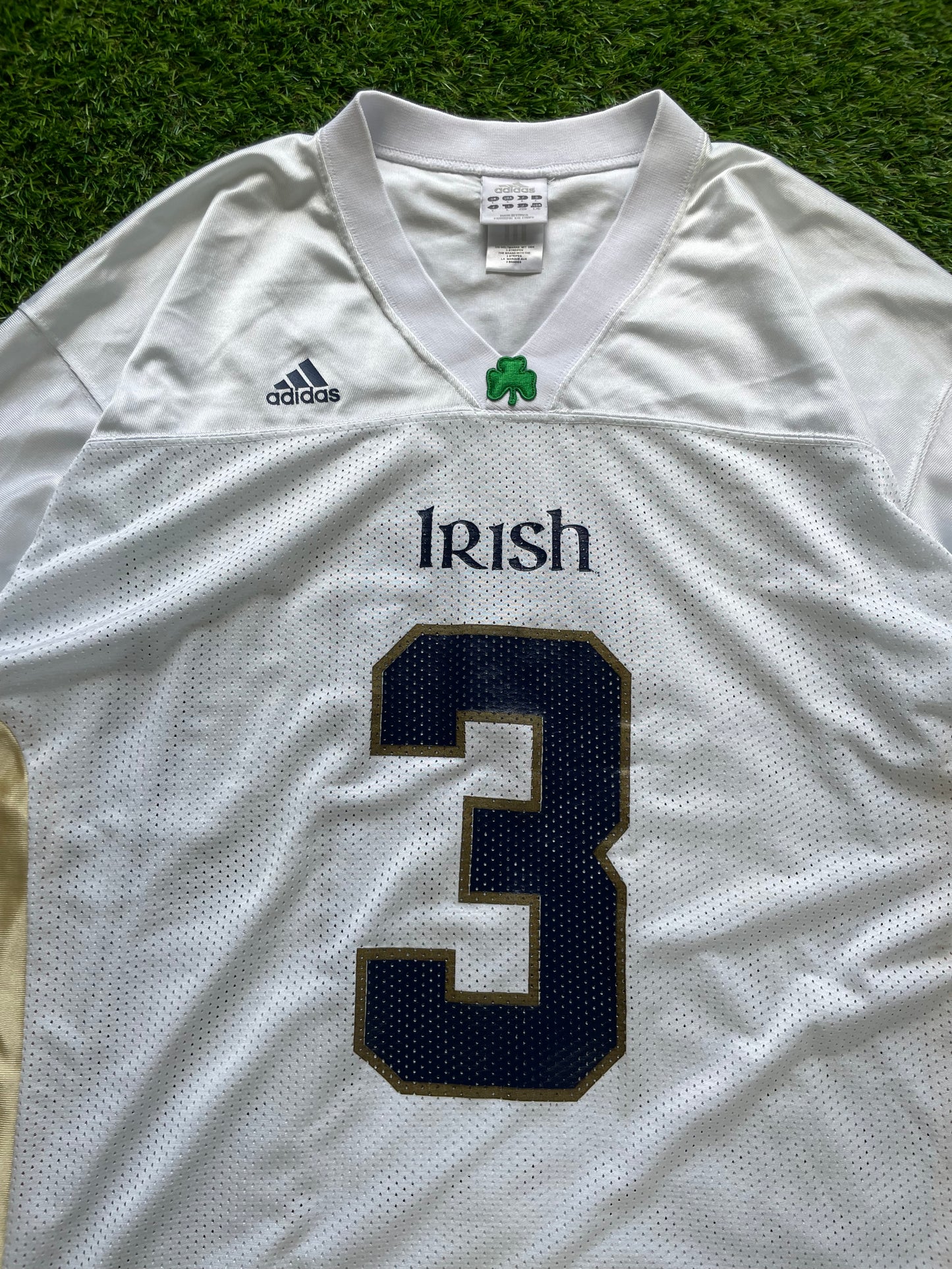 Vintage Notre Dame #3 Football Jersey Large