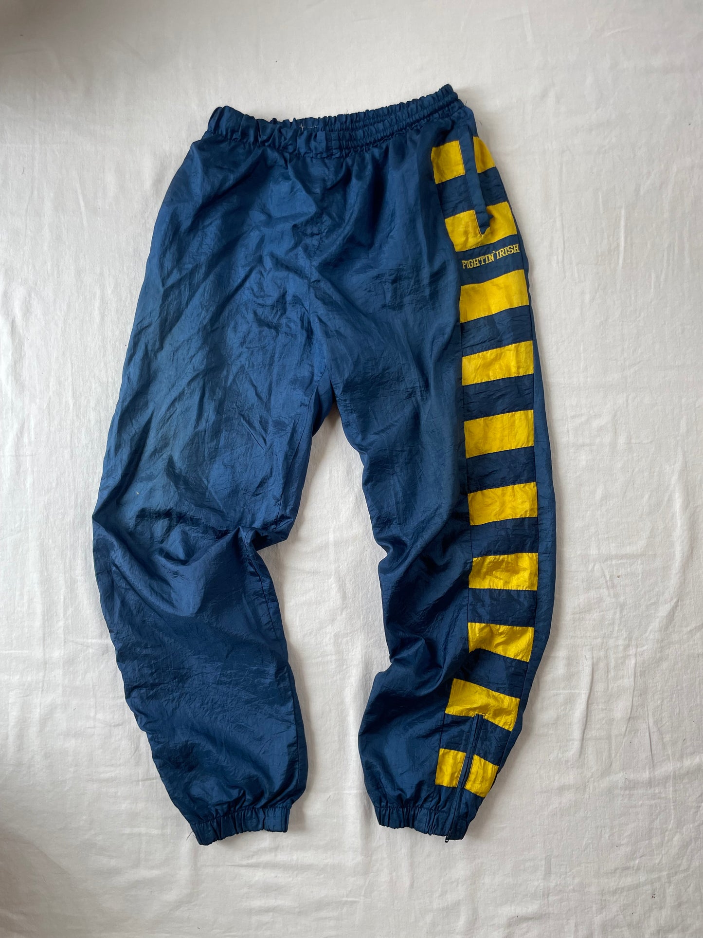 Vintage Notre Dame Track Suit Large