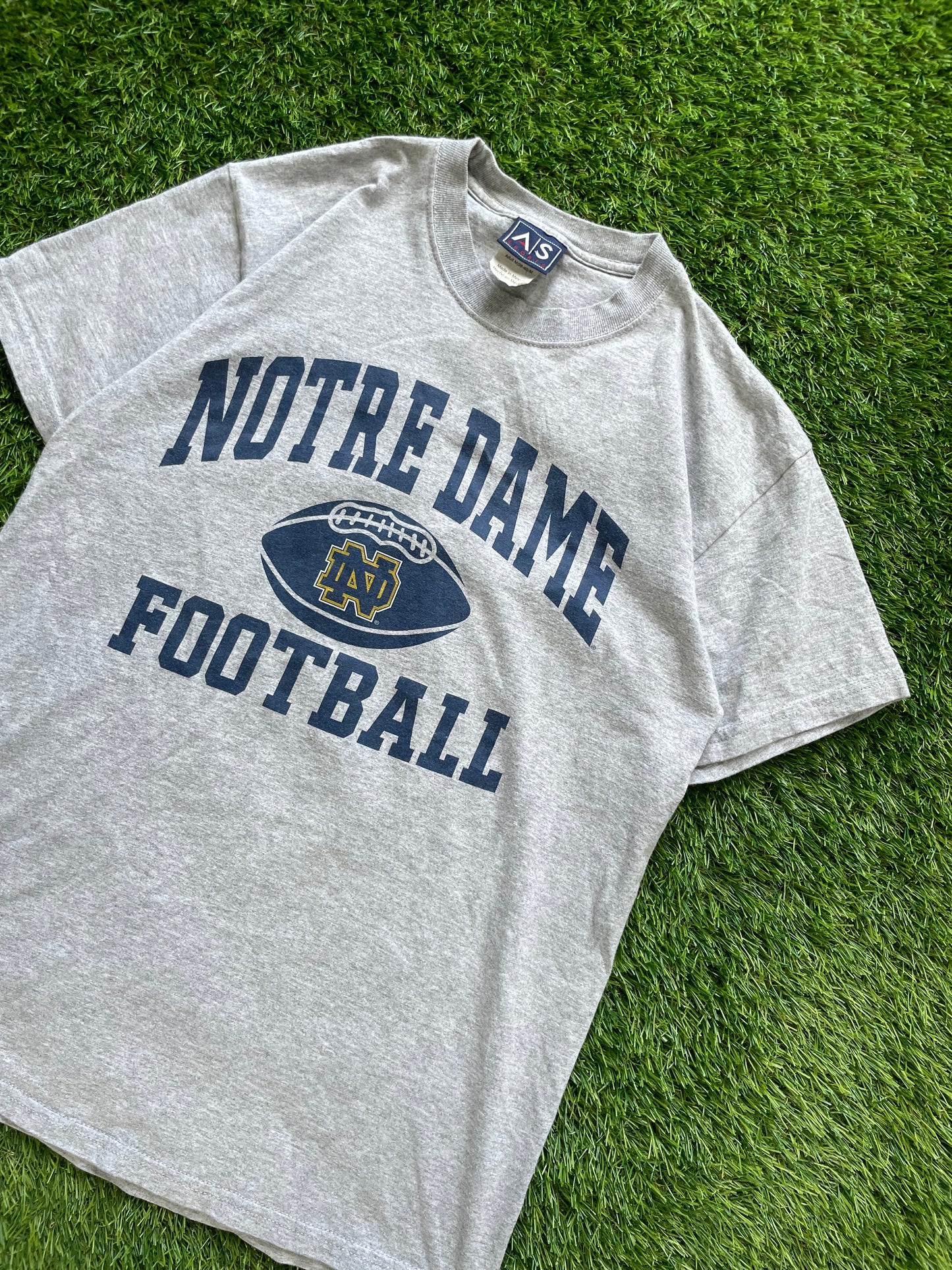 Vintage Notre Dame Football Tee Medium
