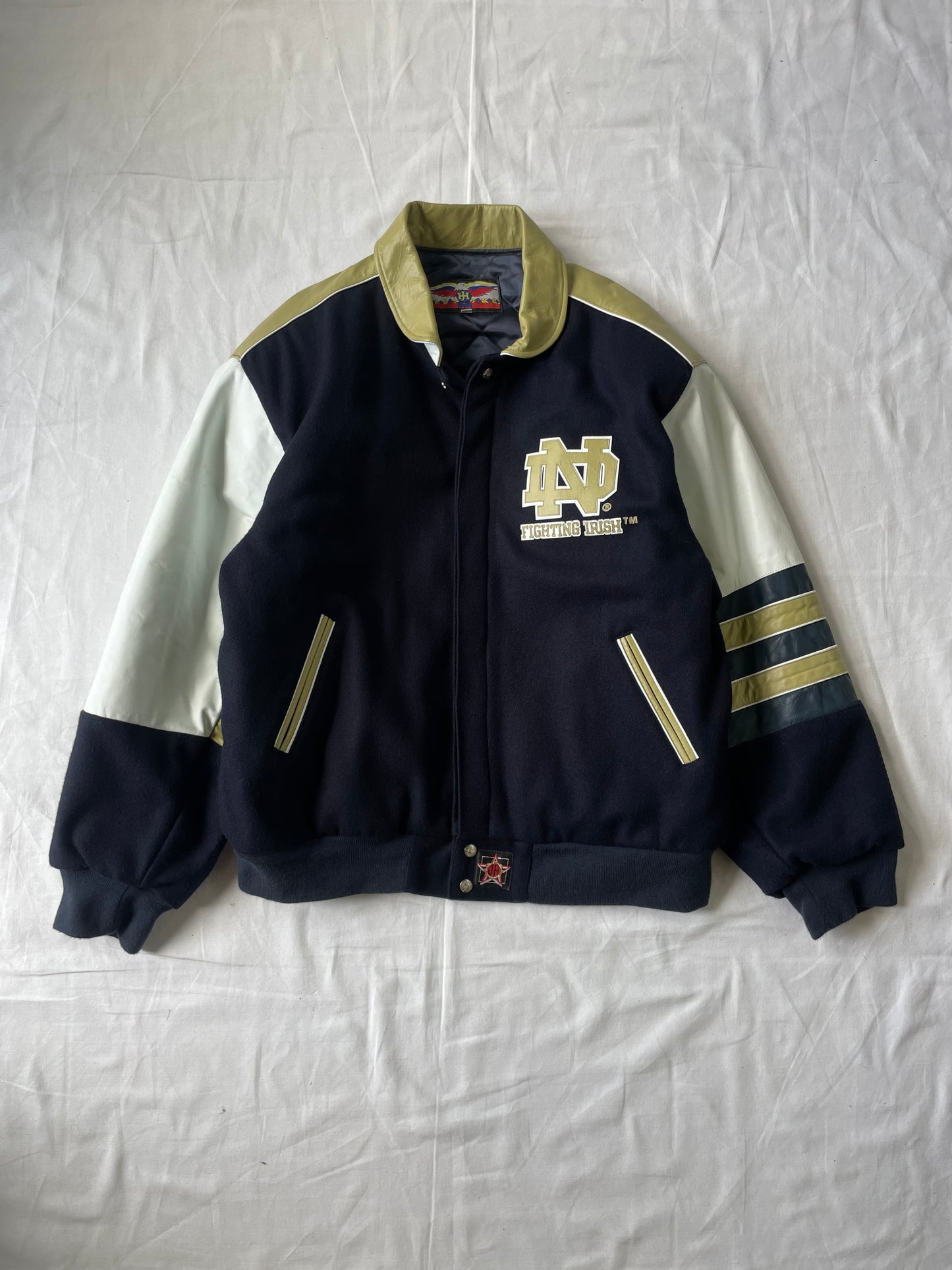 Vintage Notre Dame Jeff Hamilton Jacket XL