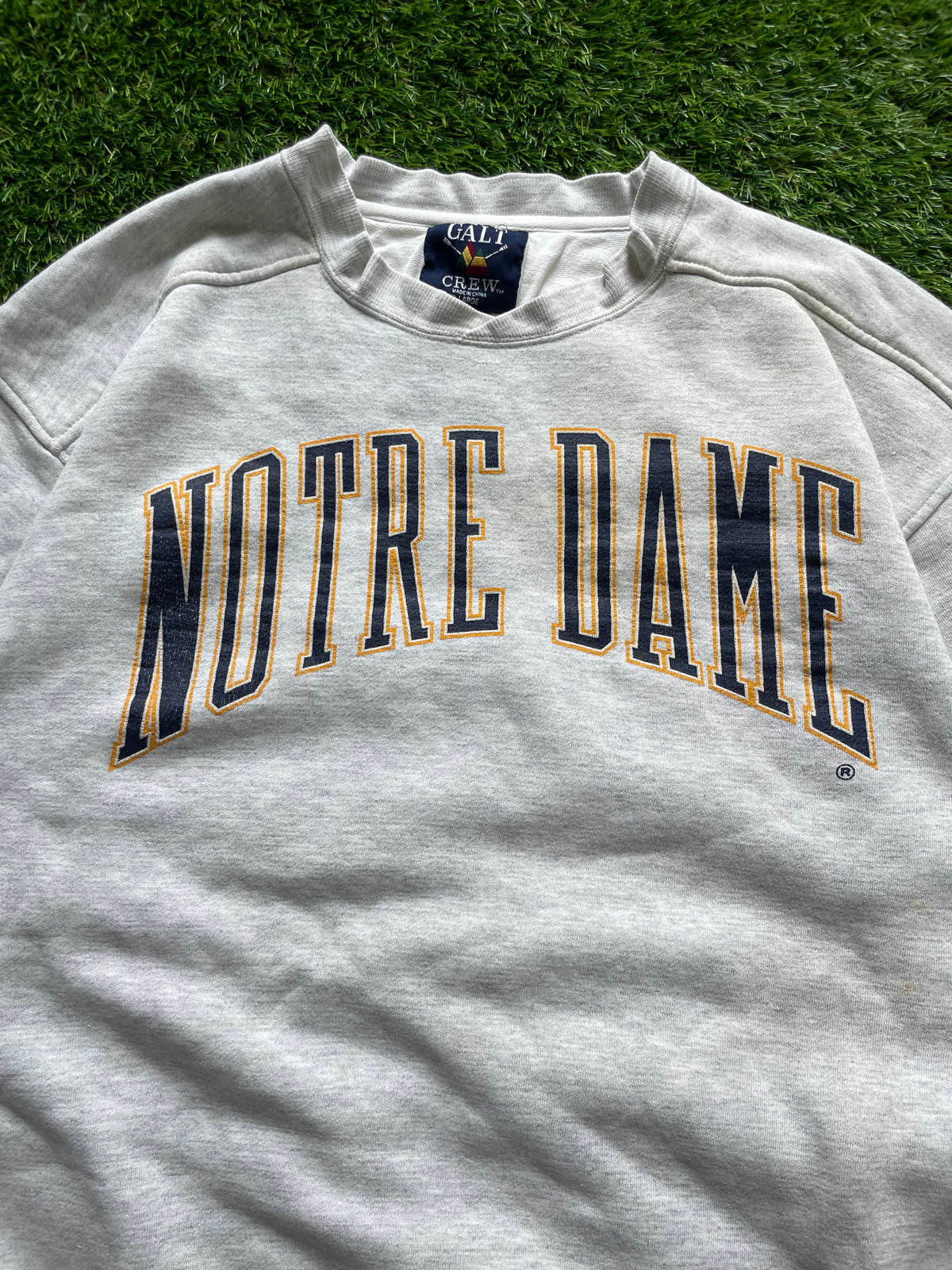Vintage Notre Dame Fighting Irish Heavyweight Crewneck Sweatshirt Large