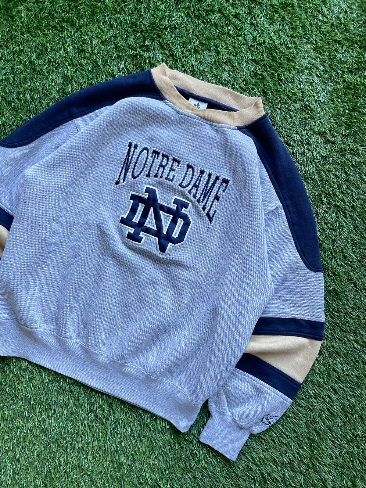 Vintage Notre Dame Crewneck Sweatshirt Large