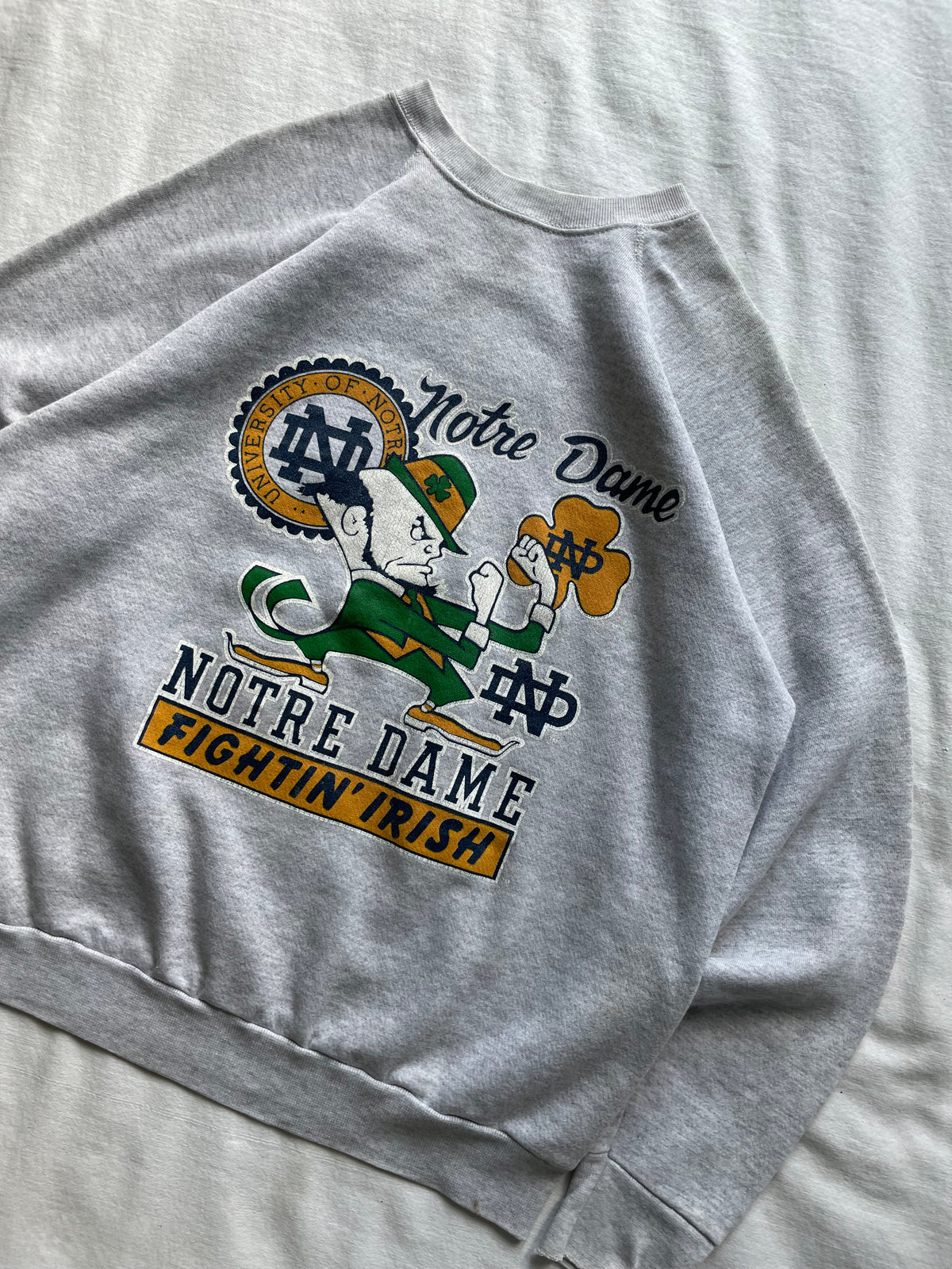Vintage Notre Dame Fightin’ Irish Crewneck Large/XLarge