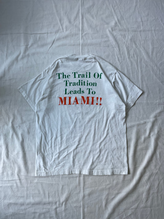 Vintage Notre Dame Miami Tee XLarge