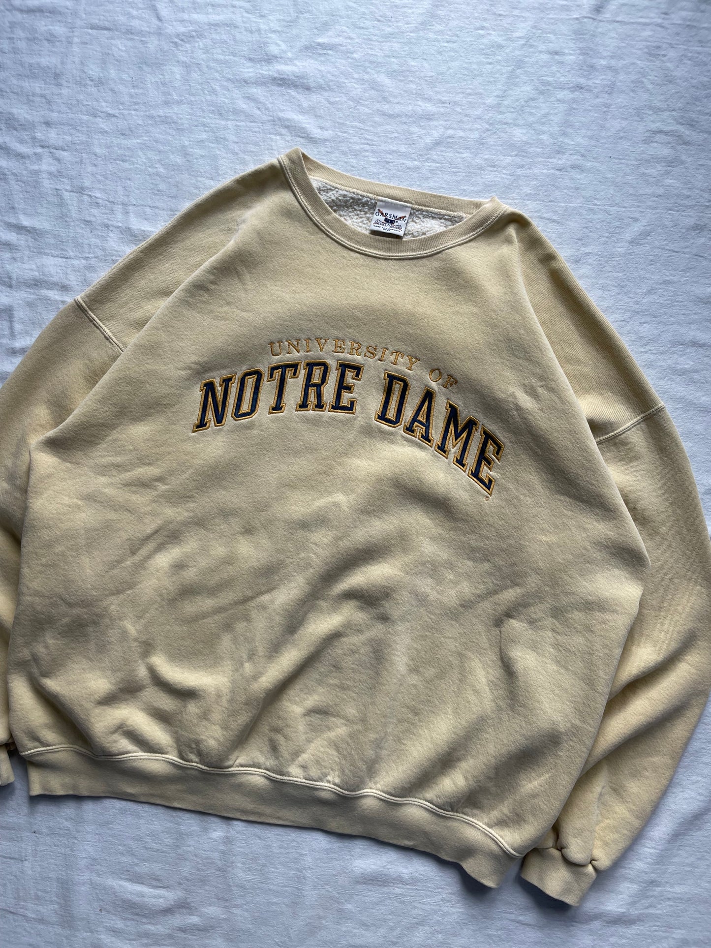 Vintage University of Notre Dame Crewneck XLarge/2XL