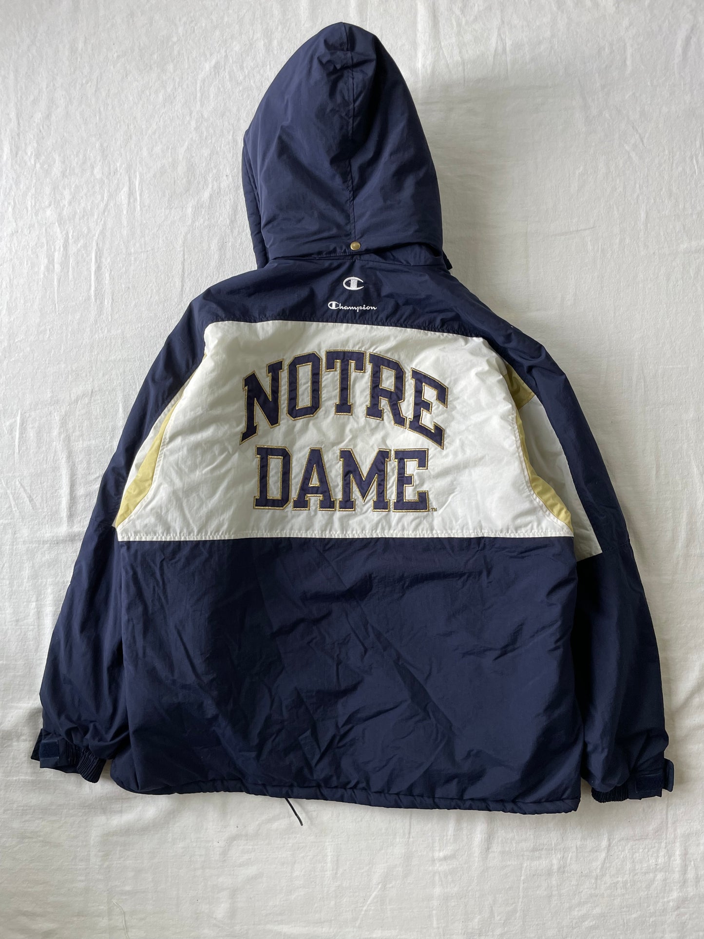 Vintage Notre Dame Puffer Jacket XLarge