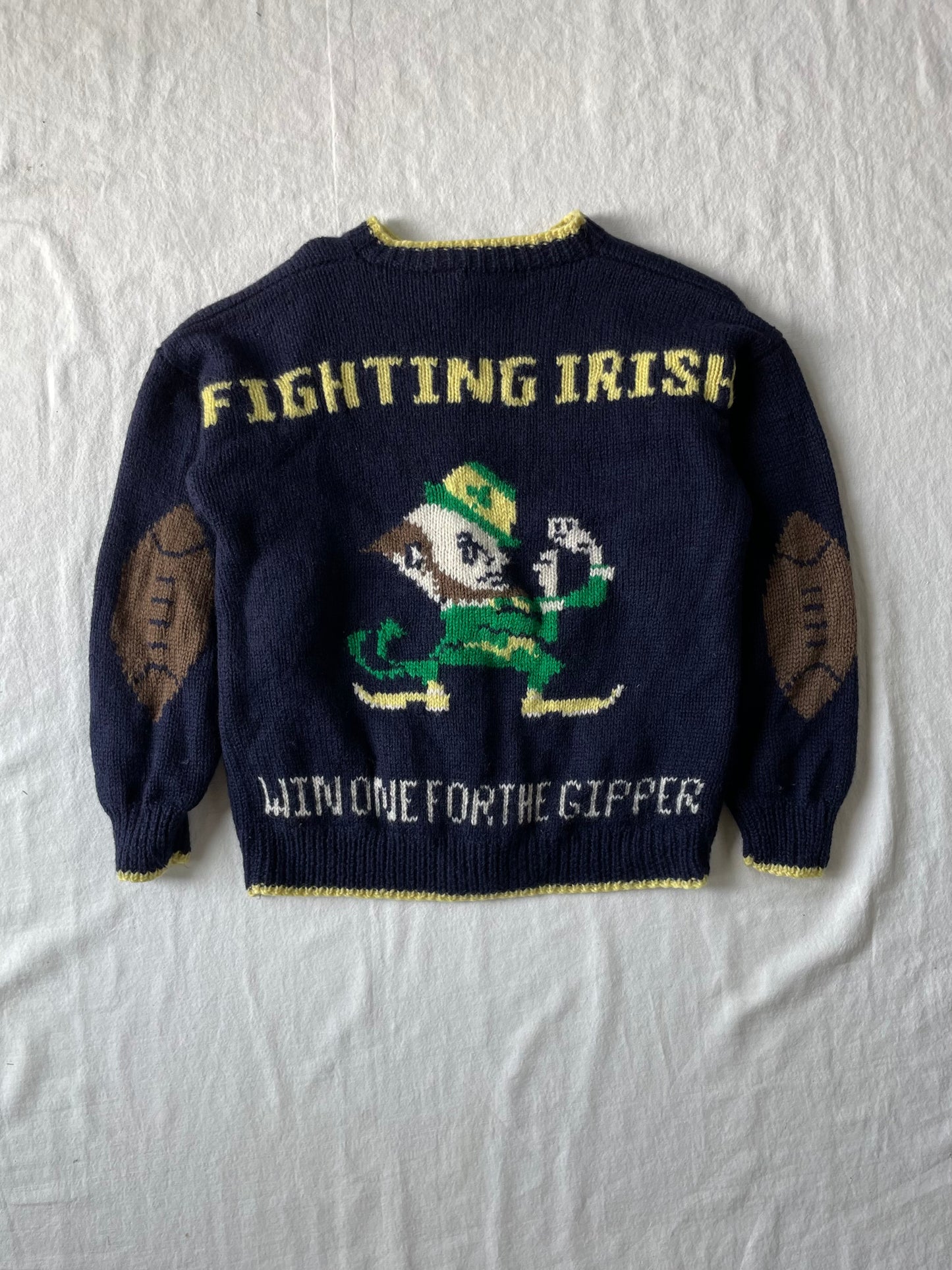Vintage Notre Dame Knit Sweater Medium/Large