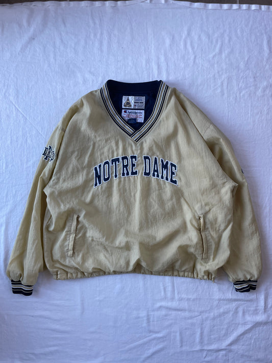 Vintage Notre Dame Pullover Windbreaker