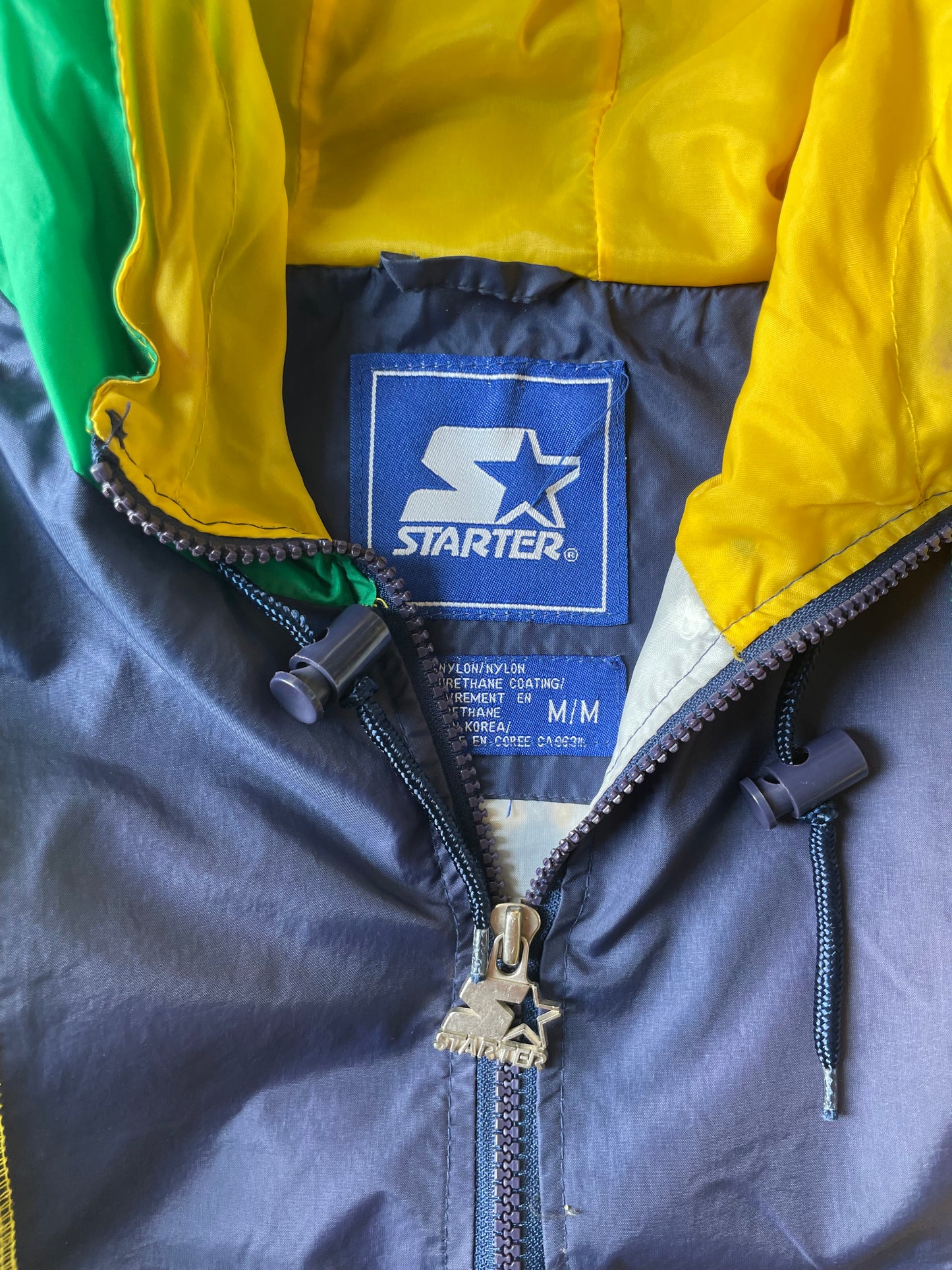 Vintage Notre Dame Windbreaker Jacket Medium