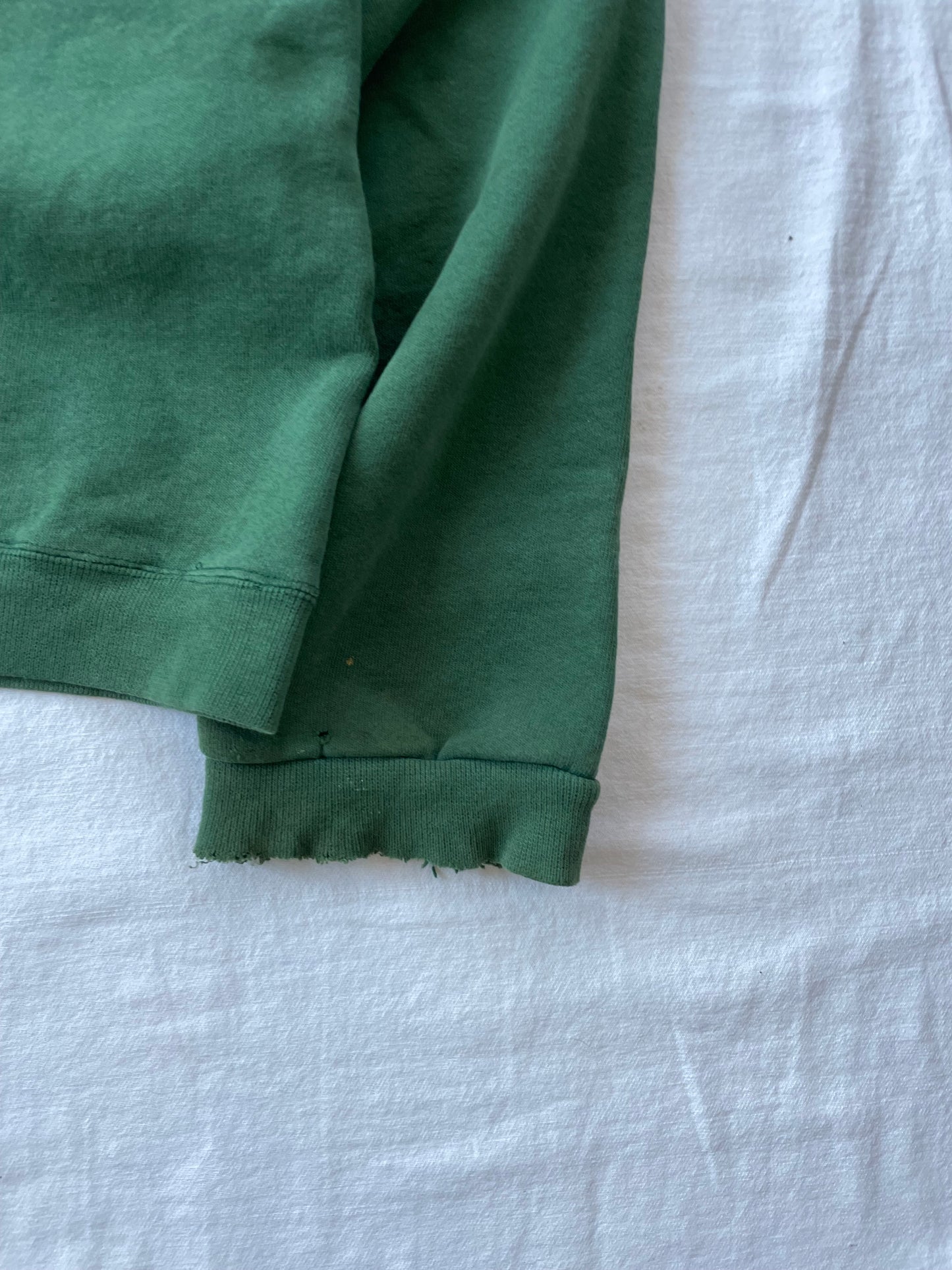 Vintage Notre Dame Green Crewneck Medium Distressed