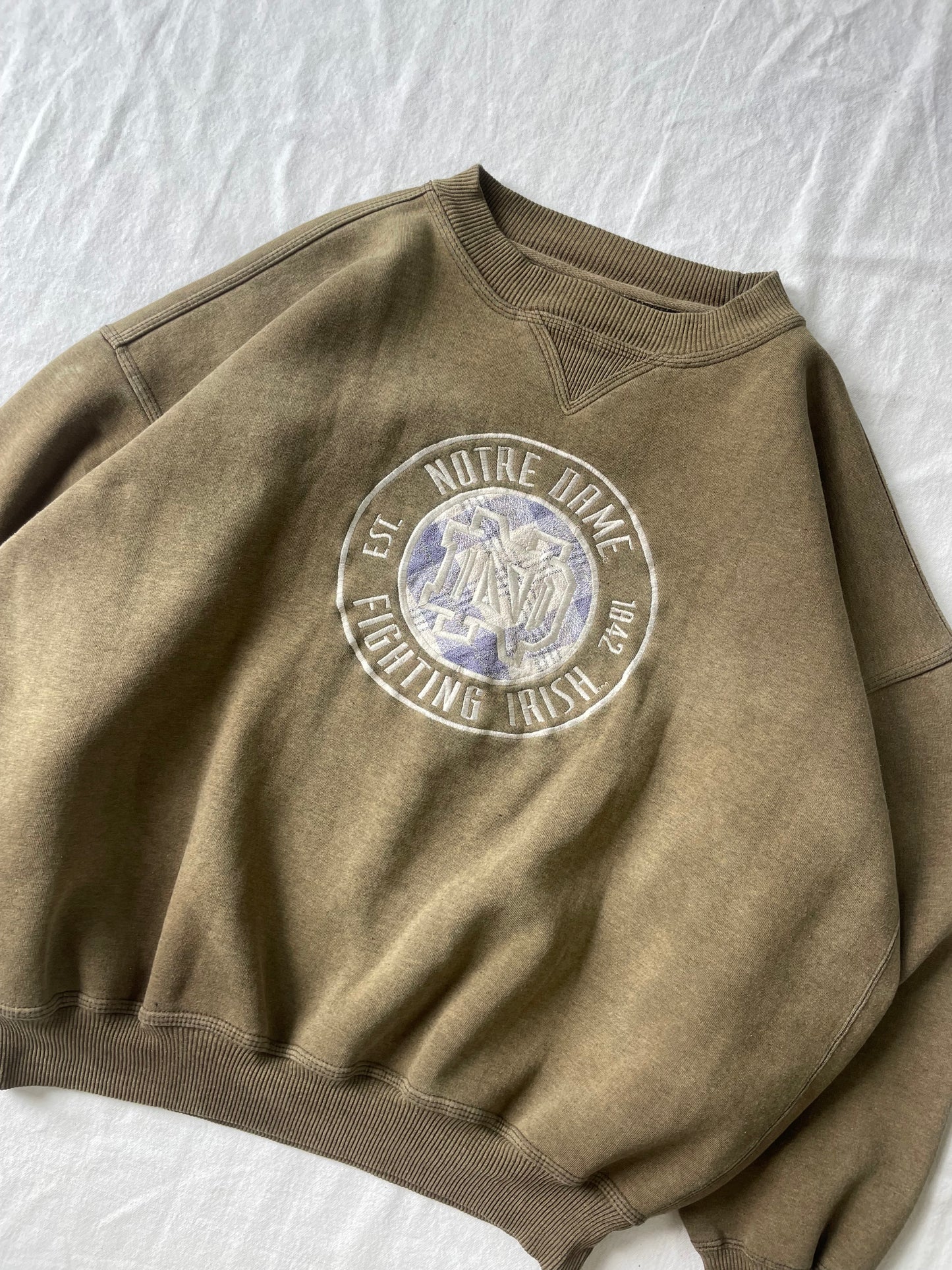 Vintage Notre Dame Fighting Irish Crewneck XLarge