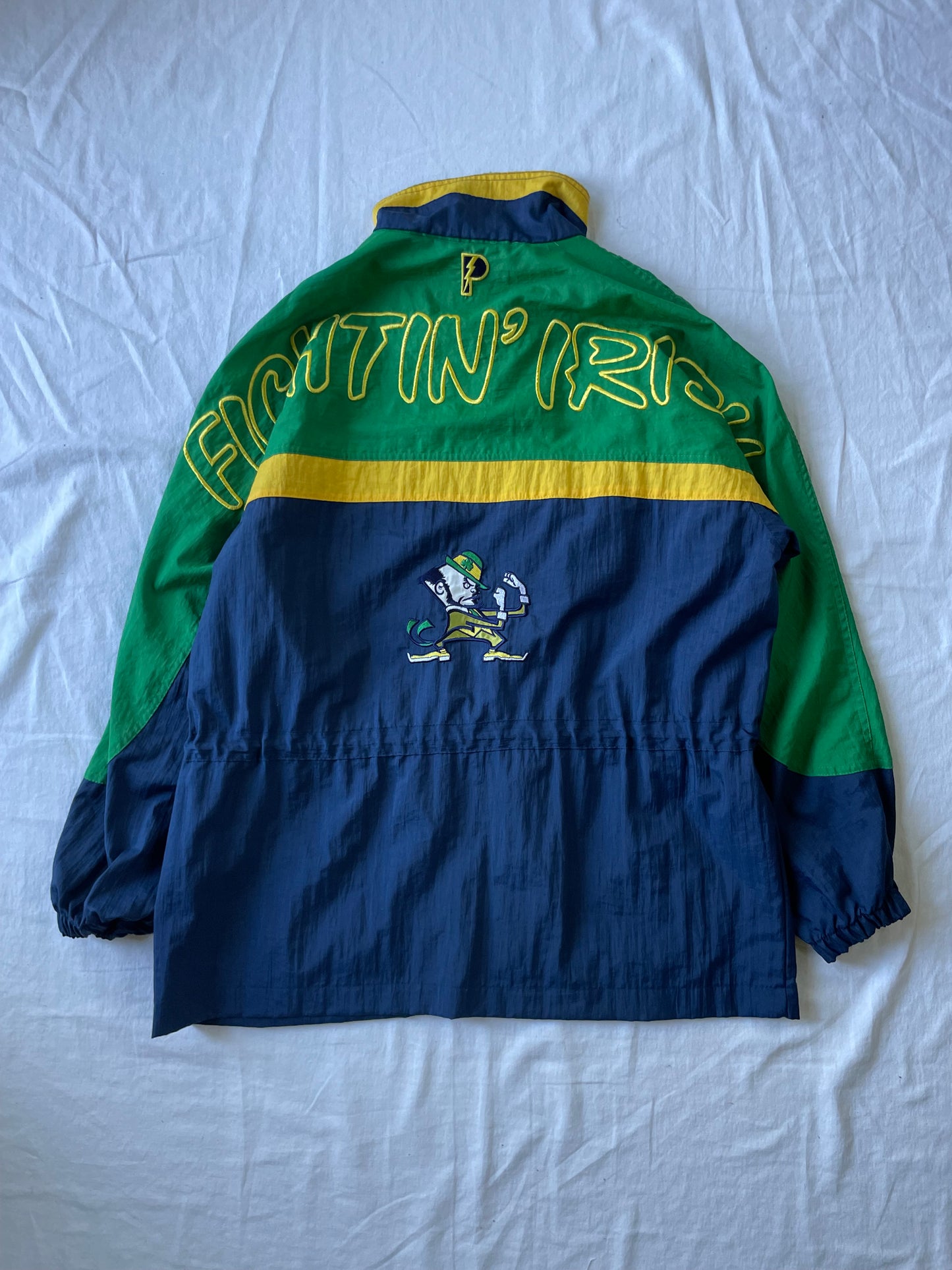 Vintage Notre Dame Fightin’ Irish Windbreaker Jacket Large