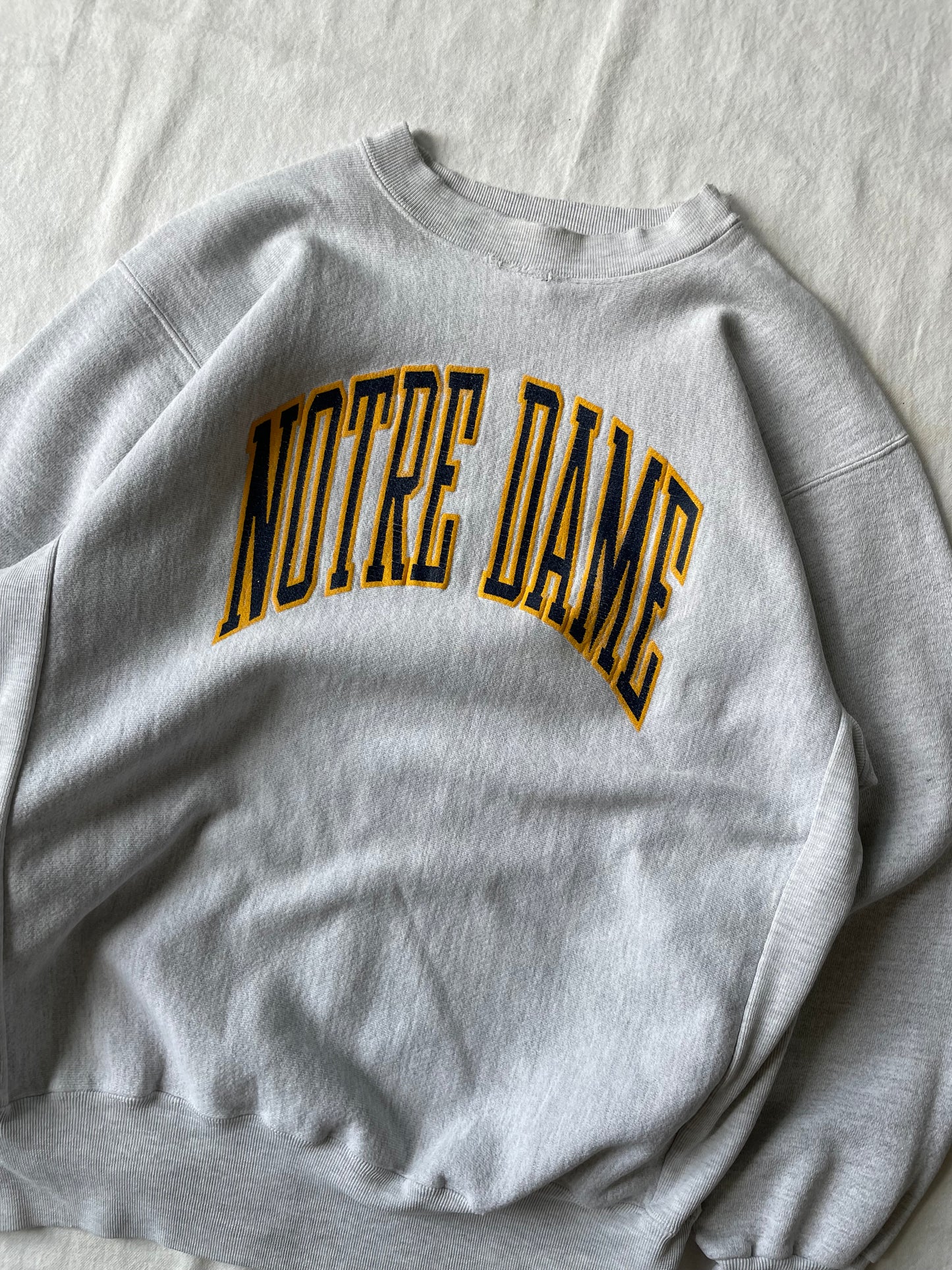 Vintage Notre Dame Crewneck Large