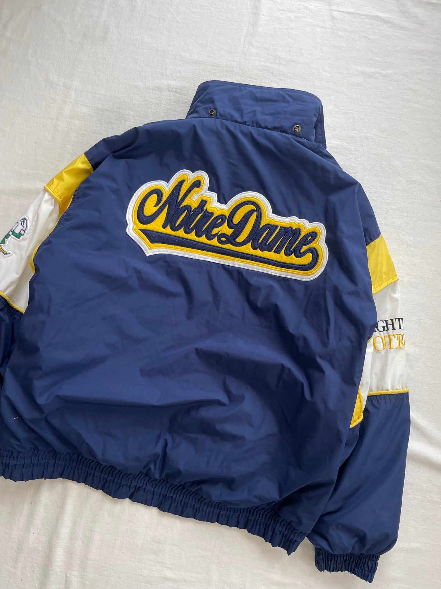 Vintage Notre Dame Puffer Jacket XLarge