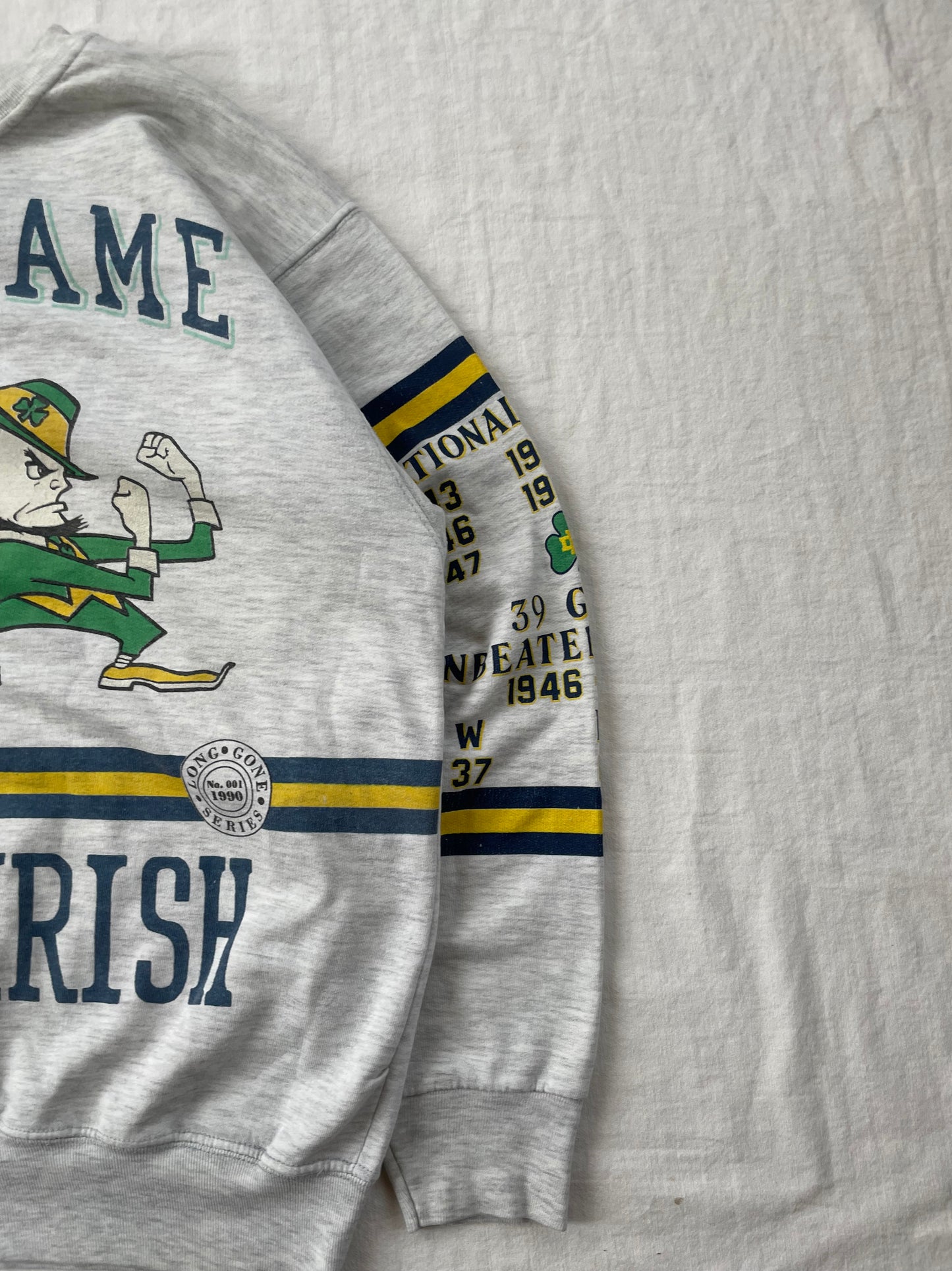 Vintage Notre Dame National Champions Fightin’ Irish Crewneck Large