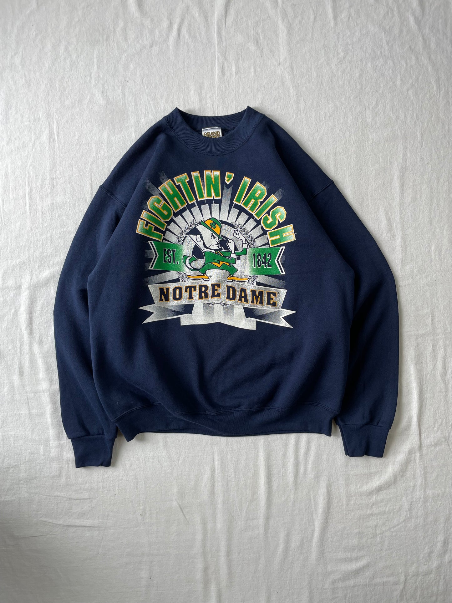 Vintage Notre Dame Fightin Irish Crewneck XLarge