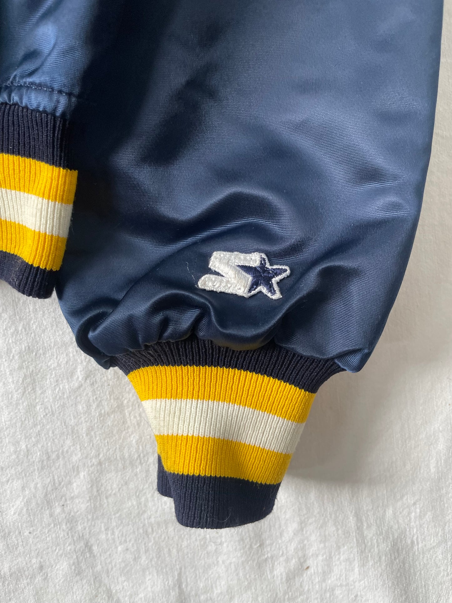 Vintage Notre Dame Starter Satin Jacket XLarge