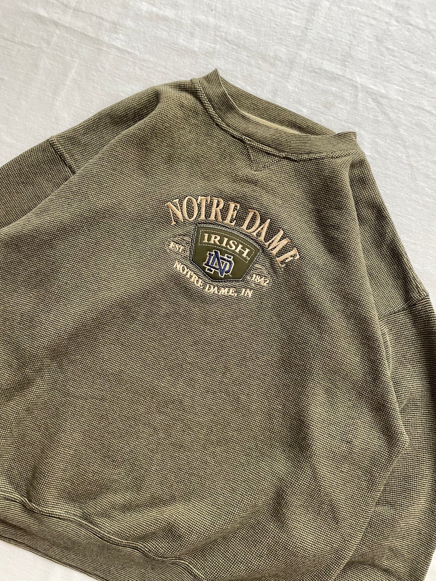 Vintage Notre Dame Crewneck Medium