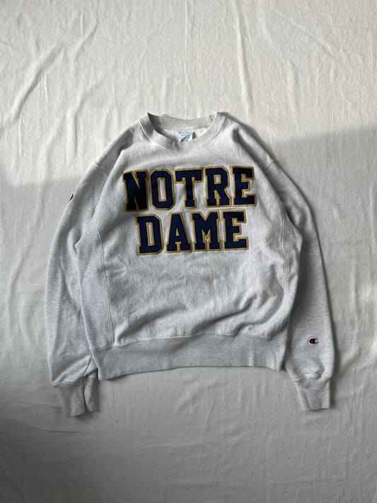 Vintage Notre Dame Crewneck Medium