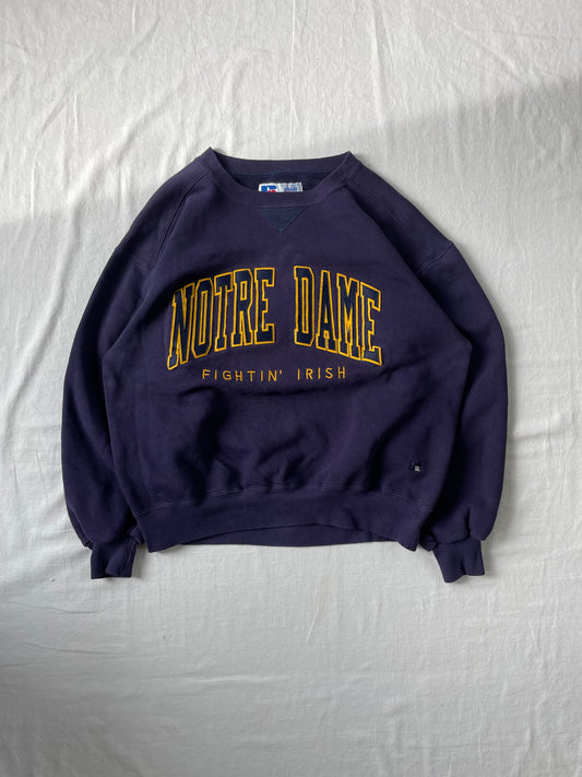 Vintage Notre Dame Fightin’ Irish Crewneck Large