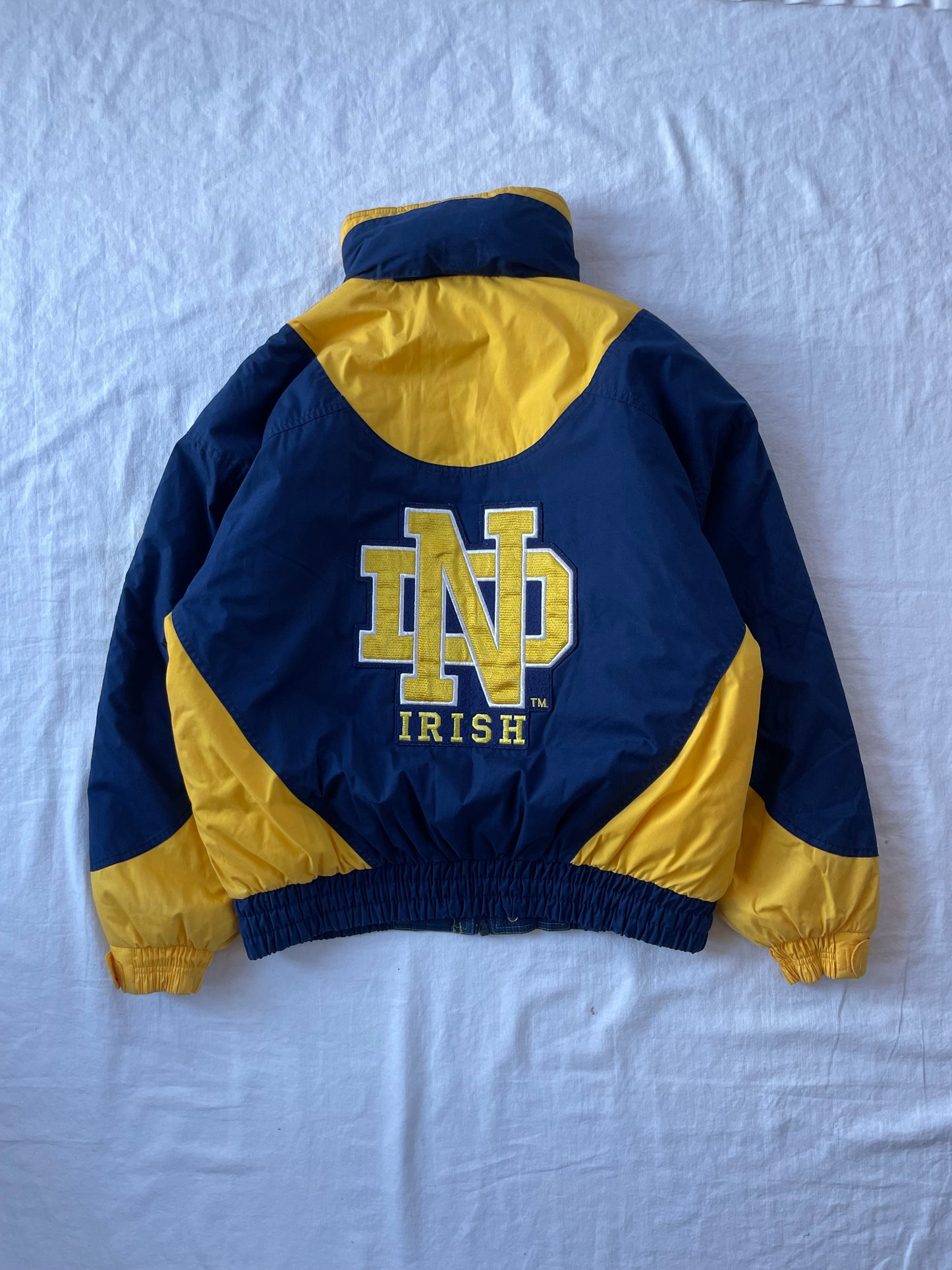 Vintage Notre Dame Puffer Jacket Large