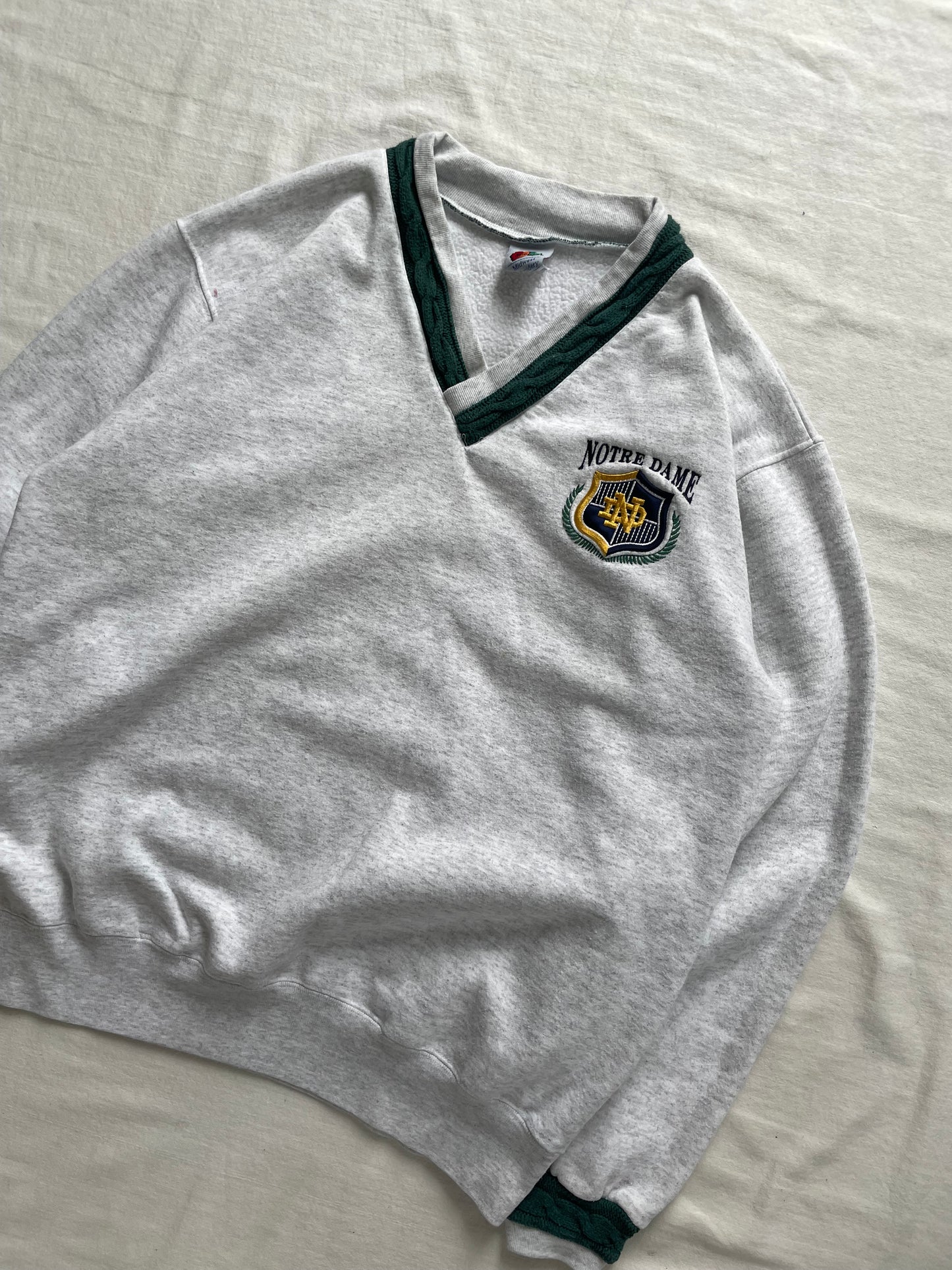 Vintage Notre Dame Sweater/Sweatshirt Large