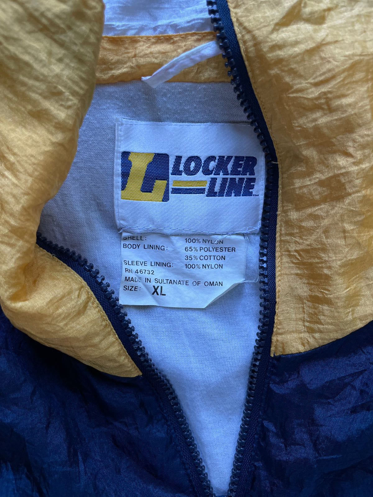 Vintage Notre Dame Windbreaker Jacket XLarge