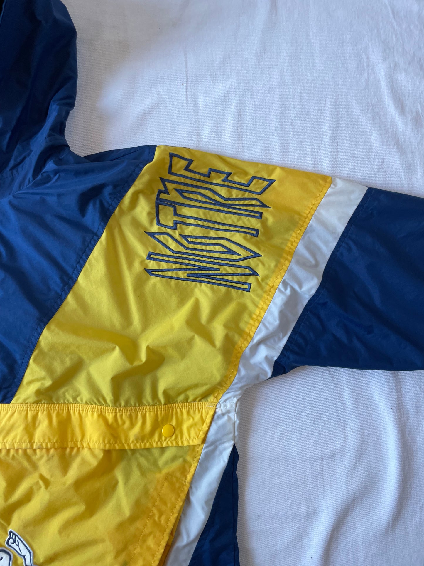 Vintage Notre Dame Windbreaker Jacket Large