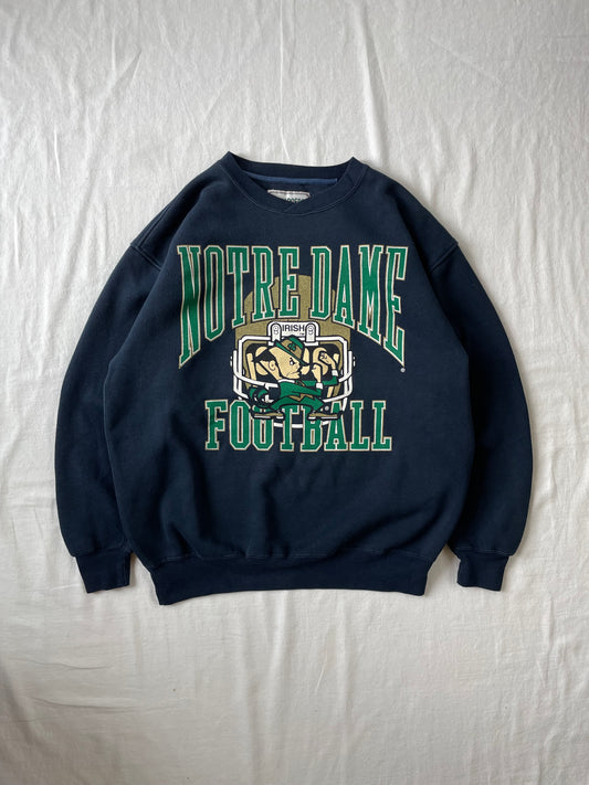 Vintage Notre Dame Football Crewneck Large