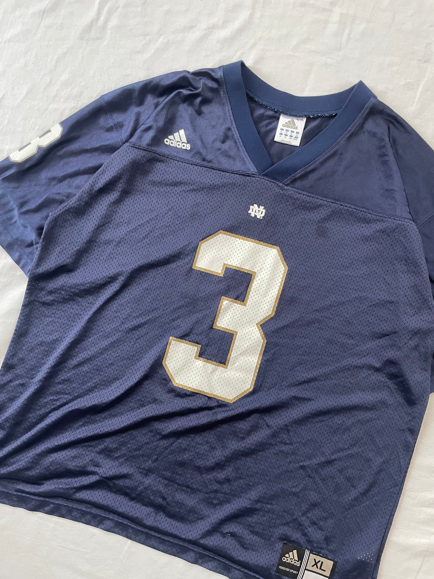 Vintage Notre Dame Football Jersey XLarge