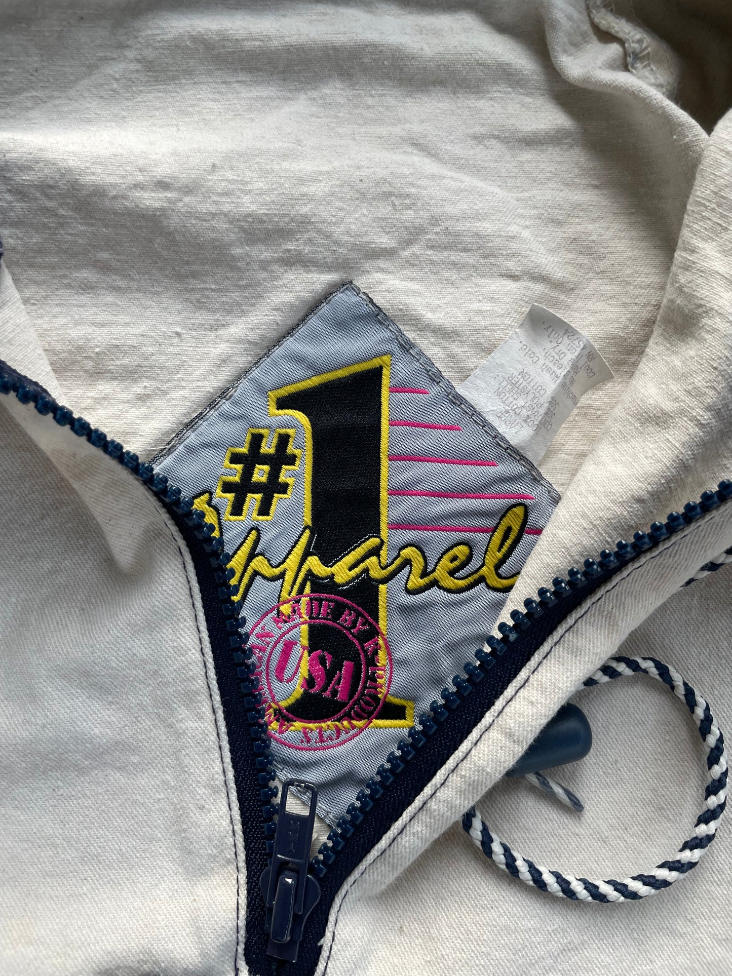 Vintage Notre Dame Quarter Zip Jacket Large