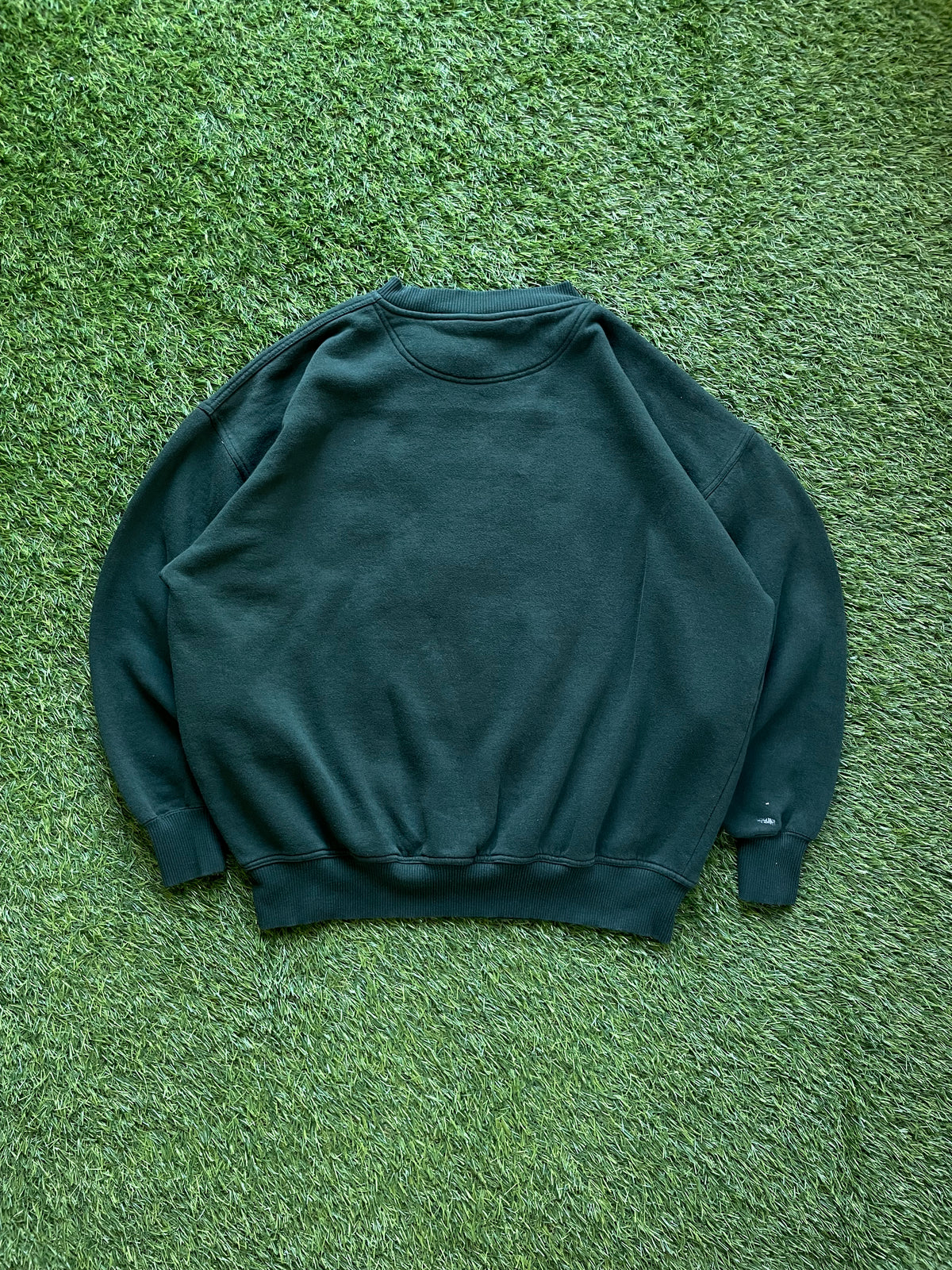 Vintage Notre Dame Fighting Irish Green Crewneck Sweatshirt Large/XLarge